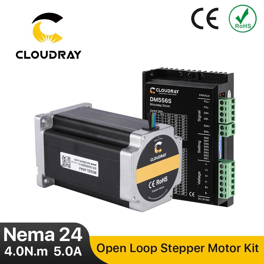 Cloudray-Nema 24   ̹ ŰƮ,   4.0N.m 5A 1.4A-5.6A 18-50VDC 3D  CNC  и ӽ